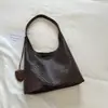Bolsa Saco Estilosa Xiaomi Estilo Coreano Nicho Textura Trançada Preguiçosa Bolsa de Axila Feminina Nova Tendência Moda Bolsa de Ombro Único para o Dia a Dia