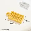 Colgante Geométrico de Aleación de Oro Estilo Chino Tradicional Chapado en Oro de 18 Quilates con Esmalte, Cuentas Espaciadoras de Plata, Cuentas Sueltas Accesorios para Joyería DIY