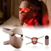 Mascarilla de Belleza LED Roja 5D 1072nm Luz Roja y Azul Blanqueamiento y Rejuvenecimiento de la Piel Dispositivo de Mascarilla Facial para el Hogar Instrumento Electrónico de Belleza