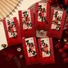 Sobre Rojo de Año Nuevo 2026 Nuevo Paquete Rojo Personalizado Creativo para el Año del Caballo, Paquete de Dinero de Año Nuevo para Niños, Gama Alta