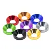 Arandelas Redondas Avellanadas de Aleación de Aluminio Anodizadas M2-M8 Arandelas de Tornillo de Colores Arandelas Planas Arandelas para Agujero Avellanado