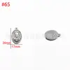 Venta al por mayor del fabricante Acero Inoxidable Presión de Aceite Colgante Cabeza Humana DIY Estilo Europeo y Americano Colgante Personalizado Accesorios de Joyería DIY