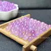 Jade Ba Shan Grado Alto Hielo Perlas Redondas Violetas Perlas Sueltas Jade Púrpura Venta al por Mayor Pulsera Collar DIY Accesorios de Jade