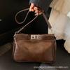 2025 Nueva Moda Simple Bolso Vagabundo Nicho Textura de Alta Gama Bandolera Versátil Bolso de Cadena Hombro Axila Mujer