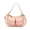 Bolso de Mano para Niñas con Lazo Dulce y Lindo Estilo Coreano Moda Color Sólido Bolso Cruzado para Bebé Nuevo Bolso de Accesorios para Niños