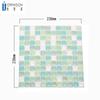 Venta caliente de pegatinas de pared creativas 3D, pegatinas de pared de plástico epoxi con mosaico 3D disponibles en varios colores