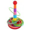 Juguete de Lanzamiento de Anillos Puesto Callejero Puesto de Mercado Nocturno Juego de Pista de Anillos de Plástico Accesorios para Lanzamiento de Anillos Adultos Niños Anillo de Lanzamiento de Anillos