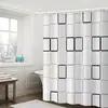 Cortina de Chuveiro para Banheiro Tecido Impermeável Cortina Personalizada para Banheiro Sem Furos Cortina Antimofo Cortina de Porta Cortina de Pendurar Cortina de Divisória para Chuveiro