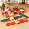 Nuevo Pulsera de Decoraciones Navideñas Círculo Pop Accesorios del Día del Niño Círculo de Parche Lindo Creativo Regalo de Navidad