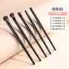 Conjunto de maquiagem com 5, 6 ou 8 pincéis para sombra, tubo preto escovado, ultra macio, não irritante, atacado do fabricante