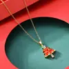 Regalos de Año Nuevo y Navidad, Cascabeles para Árbol de Navidad, Colgantes de Petardos, Collares para Mujer, Populares en Europa y América, Accesorios para el Cuello que No se Desvanecen