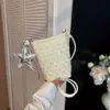 Bolsa de Tecido Colorida Sólida Estilo Coreano Moderna com Textura Porta-Moedas de Design Nichado 2026 Nova Bolsa Transversal Estilosa para Celular