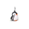 Qualidade de Luxo Leve Pura Pele de Coelho Rex Pinguim Boneco Pingente Animal Pelúcia Chaveiro Bolsa Pingente Pequeno Presente Atacado