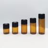 Botellas Pequeñas de Aceites Esenciales, Frascos, Botellas de Vidrio para Dispensar Aceites Esenciales con Tapón Interno, Botellas de Muestra para Pruebas, Embalaje al por Mayor para Cosméticos