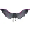 Asas de Morcego Demônio Infantis para Halloween Acessórios de Fantasia para Adultos Performance de Palco Acessórios de Anjo Elfo