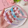 Diademas de Dibujos Animados de Colores Gelatina para Niñas, Accesorios para el Cabello que No Aprietan para Niñas con Cabello Quebradizo, Nuevos Pasadores para el Cabello 2025