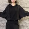 Camiseta Batimóvil Transfronteriza Holgada Estilo Occidental Manga de Murciélago Cuello Redondo Para Personas Gorditas Top de Mujer Rica de Gama Alta Camiseta Básica que Luce Delgada