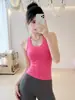 Colete de Yoga com Bojos para Mulheres, Sutiã Esportivo Plus Size, Top de Treino para Pilates, Roupa Fitness