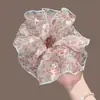 Elástico de Cabelo Estilo Relaxado, Acessório de Cabelo Grande Estilo Coreano, Prendedor de Cabelo de Luxo para Meninas, Corda de Cabelo, Elástico de Cabelo, Acessório de Cabelo