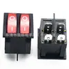 Kcd6 Combinação Dupla Interruptor de Chave Liga/Desliga com Luz Indicadora de 6 Pinos 250V16A Interruptor Duplo Kcd3 Interruptor para Aquecedor Elétrico