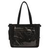 Japonês Pain Bag Ribbon Bow Bonito Bolsa Grande Capacidade Sussurrado Transparente Grão Ombro All-match Tote Bag