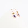 Aretes de Plata Esterlina S925 Gancho para Oreja Almohadilla Vacía Accesorios Hechos a Mano DIY Aretes Almohadilla Vacía Mariposa Flor Accesorios para Aretes Artísticos