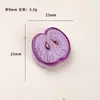 Acessórios de Resina DIY Desenho Animado, 15 Tipos de Presilhas de Cabelo com Fatias de Frutas, Decorações para Capas de Celular, Fivelas de Sapato, Chaveiros, Acessórios para Pingentes