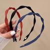 Diadema Exquisita Espiral Delgada Estrecha para Niña 2025 Nueva Sencilla Nicho Diadema Sentido de Alta Gama Accesorios para el Cabello Exteriores Diarios a la Moda