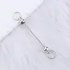 Nuevo Varilla de Cuentas Chapada en Oro DIY Gradiente Simple Colorido Accesorio Colgante para Llavero Hecho a Mano Venta al por Mayor
