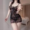 Lápiz-Lencería Sexy Sexy Nuevo Estilo Encaje Lazo Camisón No Quitar Delgada Camisola Camisón Ropa de Casa