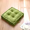 Cojín Cuadrado de Terciopelo Engrosado para Silla de Oficina para Estar Sentado Mucho Tiempo, Cojín de Felpa Antideslizante para Silla de Estudiante, Tatami para el Hogar