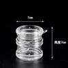 Botella transparente de una pieza para condimentos, botella acrílica para salsa de soya, vinagrera, aceitera para restaurante, botella para condimentos de restaurante, sellada y a prueba de humedad