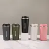 Copo de Café Simples de Segunda Geração Transfronteiriço Camada Dupla a Vácuo Aço Inoxidável 304 Copo Térmico Portátil para Exterior Copo de Carro