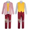 [En Stock] Disfraz de Cosplay del Joker de Joaquin Phoenix para Halloween, Escenario, Juego de Rol