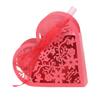 Caja de dulces con cinta hueca láser para bodas, caja de dulces de papel perlado en forma de corazón, caja de chocolate, caja de cartón transfronteriza disponible