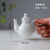 Pote de cerâmica para molho de vinagre, frasco de tempero, frasco de molho de soja, pote de óleo de pimenta, frasco de tempero de cozinha criativa, pote de tempero, pote de porcelana pequena