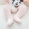 Meias de bebê verão malha fina anti-mosquito para meninos e meninas crianças boca larga meias de cano alto para bebê meias