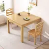 Mesa de comedor cuadrada de madera maciza para apartamentos pequeños, mesa cuadrada pequeña de estilo chino para ocio y juegos de cartas, adecuada para apartamentos de alquiler, mesa de centro cuadrada