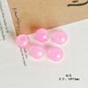Pendientes de resina con purpurina de cielo estrellado transparente y colorido de Corea del Sur, accesorios para bricolaje, horquillas para el cabello, fundas para teléfono, venta al por mayor