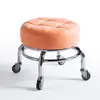 Taburete pequeño con ruedas, taburete bajo, taburete de rodaje silencioso, taburete para caminar para niños, taburete de manicura, taburete de pedicura, taburete para cambiarse de zapatos, herramienta para el cuidado infantil