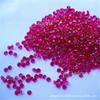 Fabricantes de Wuzhou Vendem Pedras Preciosas Artificiais, Corindo Vermelho 5 # Pedra Solta Redonda de Rubi Rubi Sintético