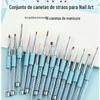 [Modelo Grande Promoção] Porta-Canetas Fosco para Nail Art, Caneta de Desenho Pérola, Caneta para Fototerapia, Caneta para Esculpir, Caneta de Cristal, Caneta Pintada, Borrão