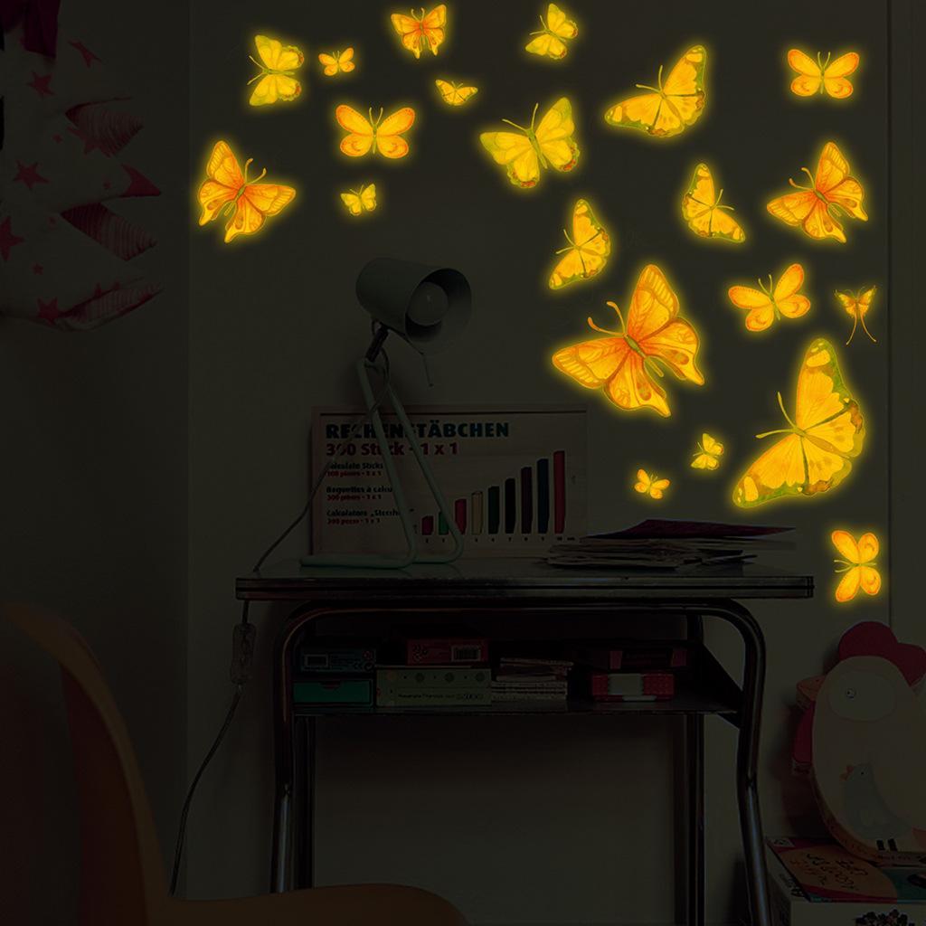 AFG3573 夜光粉色蝴蝶