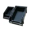 Caja de Materiales Oblicua Negra Combinada Antiestática Caja de Plástico para Clasificación de Componentes Digitales Semiconductores