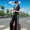 Cardigan de malha de seda gelada estilo Xiaoxiang, design feminino de verão, senso de nicho, celebridade, elegante, slim-fit, emagrecimento, manga curta, terno