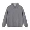 Sudadera con cuello de solapa y media cremallera para hombre, nueva, de moda, peso pesado 350g, algodón original, color liso, estilo 'old money', casual, para otoño e invierno