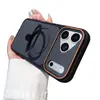 Funda Magnética de Dos Tonos para iPhone 17 Pro Max con Soporte Llamativo, Cubierta Protectora Creativa Anti-Caídas para Apple 16