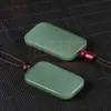 Mongolia Exterior Material Marca de Paz y Seguridad Alta Imitación Jade Hetian Material Boca Amarilla Marca Pan Qemal Jade Blanco Verde Marca Paz E18