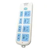 Fio 8 bits sem fio 2 m 3 m 5 M 8 m 2500W placa de cobre 141 com interruptor porta de segurança tomada de 28 furos