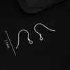 Aretes de Gancho para Oreja de Madera Plateada S925 Plata de Ley para Todo el Cuerpo Estilo Accesorios DIY Moda Estilo Simple Estilo Versátil Accesorios de Gancho para Oreja de Madera Plateada